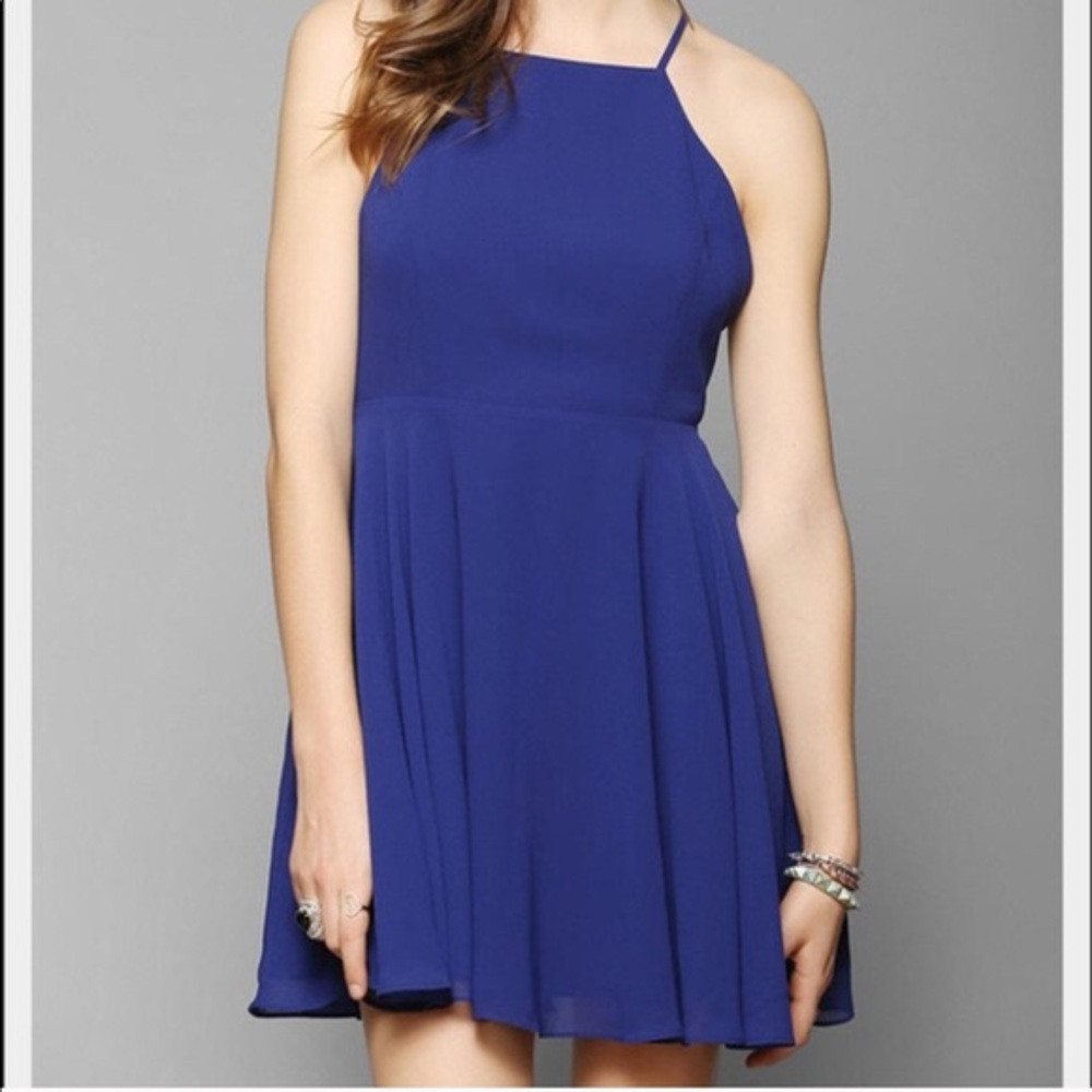 BLUE URBAN OUTFITTERS DRESS